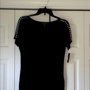Short sleeve black INC shirt Brand New
